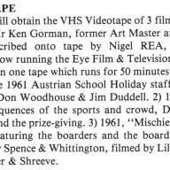 Sports Day, 1962, and another Austrian holiday